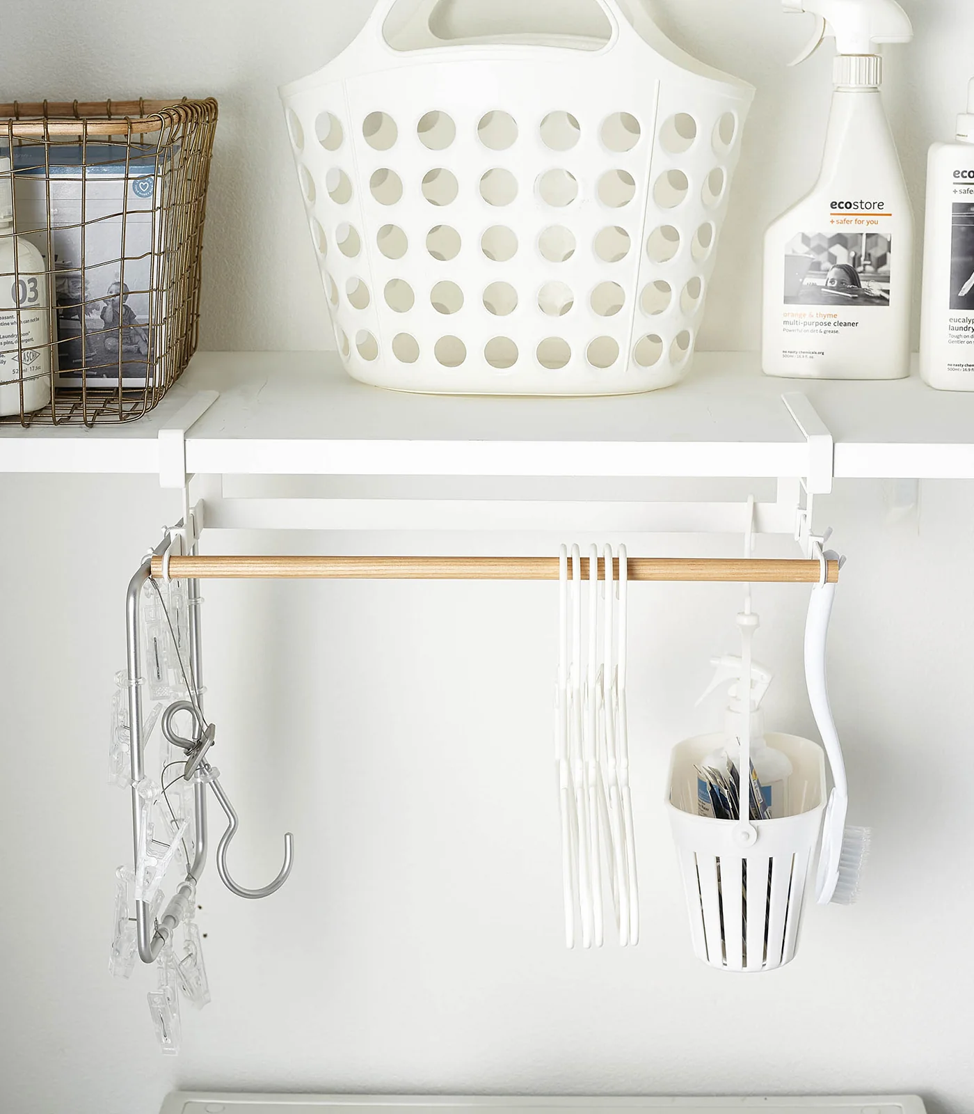 Undershelf Hanger - Steel + Wood - Image 3