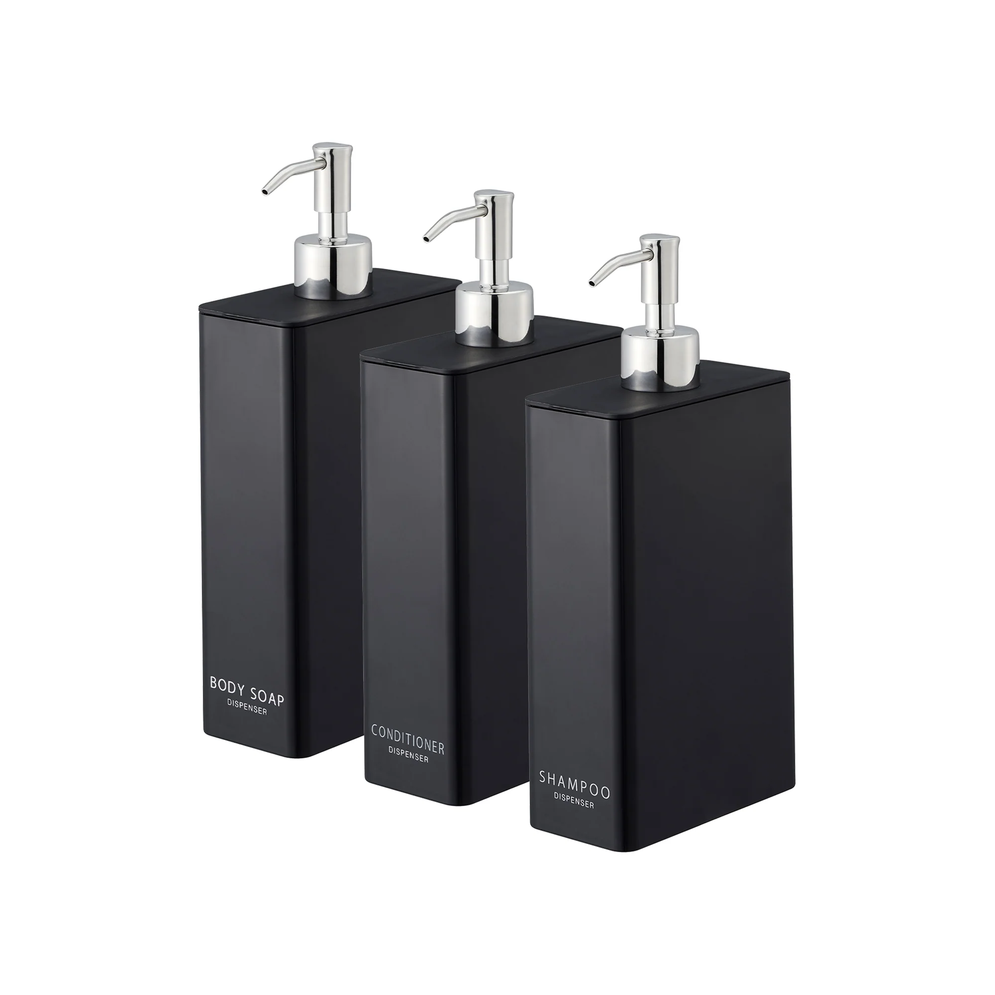 Rectangle Dispenser Bundle - Shampoo, Conditioner, and Body Soap - Image 8