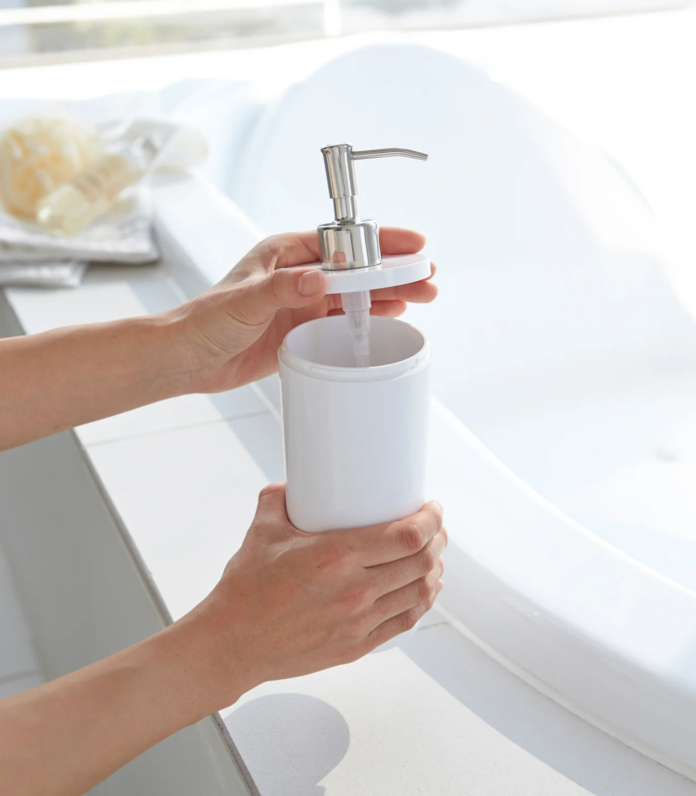 Round Dispenser Bundle - Shampoo, Conditioner, and Body Soap - Image 5